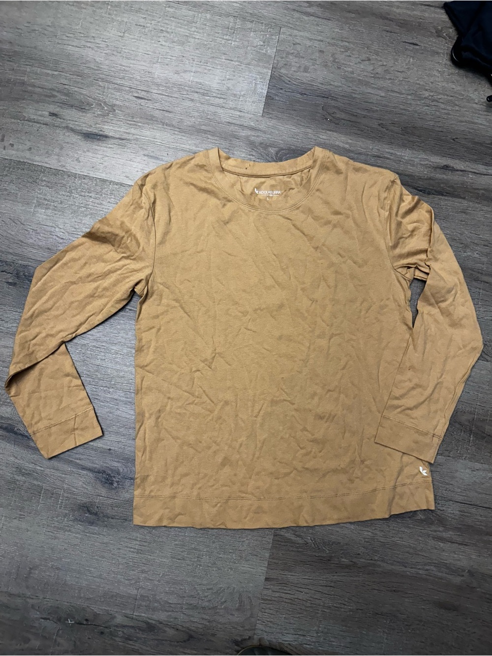 Koolaburra Long-Sleeve Crewneck Top - Tan